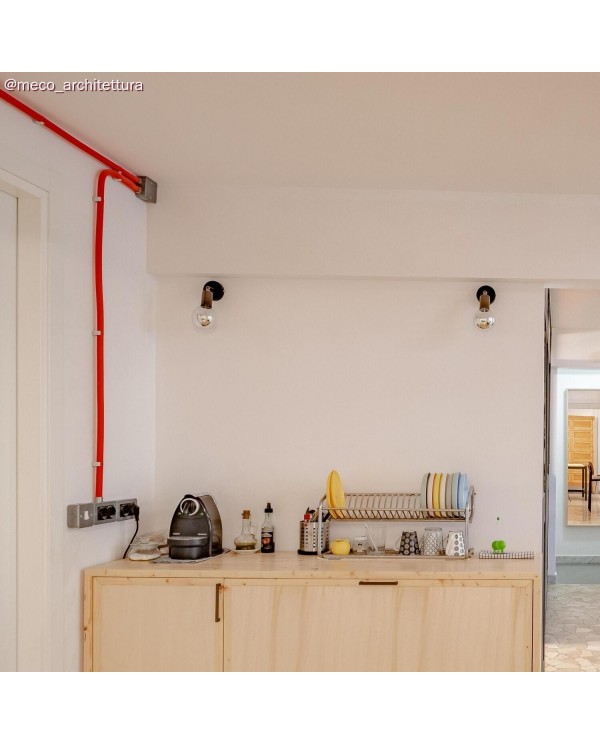 Verzinkte metalen aansluitdop met schroefdraad voor 20 mm. Creative-Tube, schroefklemmen meegeleverd