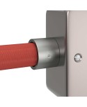 Verzinkte metalen aansluitdop met schroefdraad voor 20 mm. Creative-Tube, schroefklemmen meegeleverd