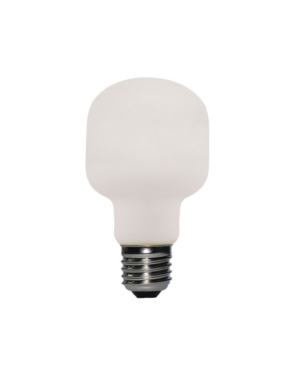 LED porseleinen lichtbron Milo 6W E27 dimbaar 2700K