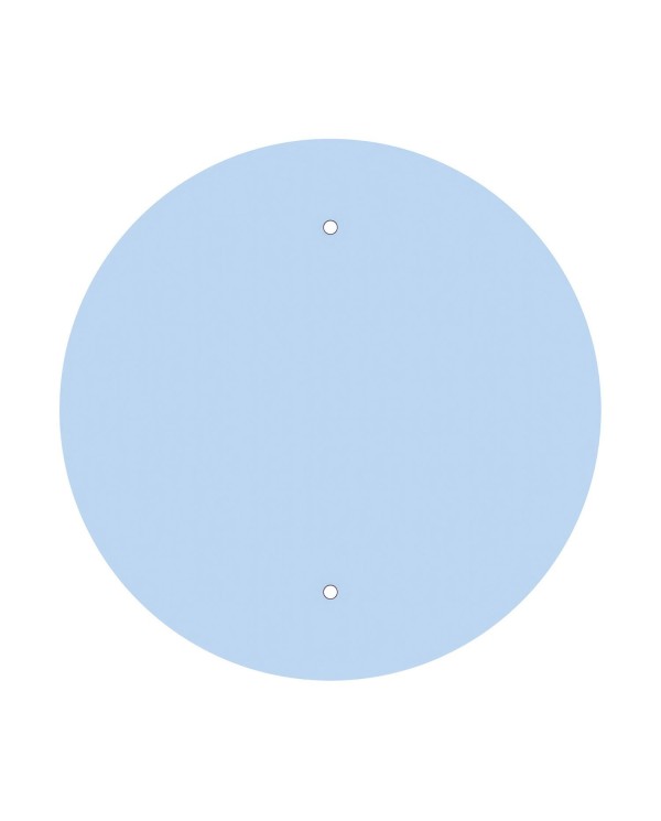 Rosace XXL Rose-One rond de 400 mm de diamètre avec 2 trous et 4 trous latéraux