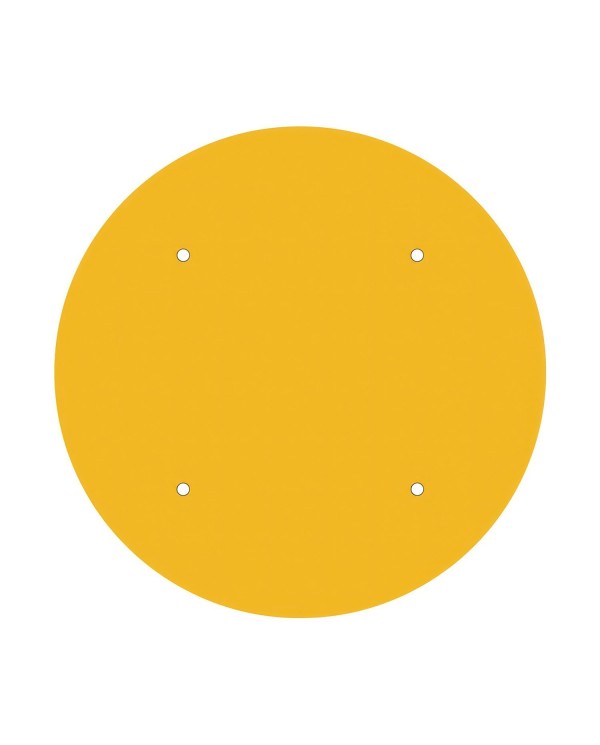 Rosace XXL Rose-One rond de 400 mm de diamètre avec 4 trous et 4 trous latéraux