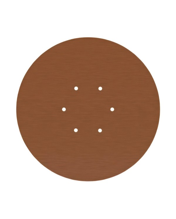Rosace XXL Rose-One rond de 400 mm de diamètre avec 6 trous et 4 trous latéraux