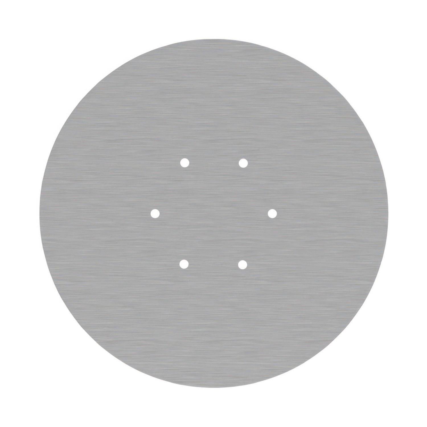 Rosace XXL Rose-One rond de 400 mm de diamètre avec 6 trous et 4 trous latéraux