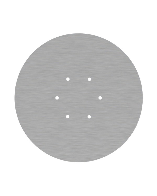 Rosace XXL Rose-One rond de 400 mm de diamètre avec 6 trous et 4 trous latéraux