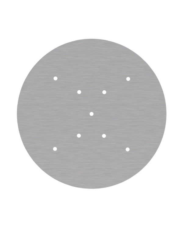 Rosace XXL Rose-One rond de 400 mm de diamètre avec 9 trous en croix et 4 trous latéraux