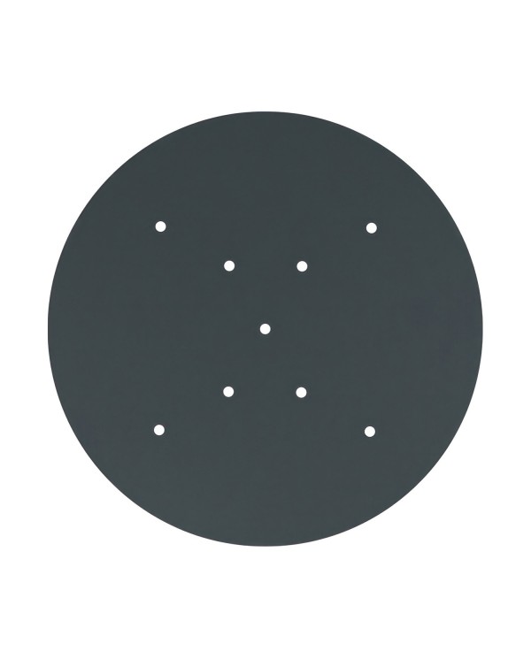 Rosace XXL Rose-One rond de 400 mm de diamètre avec 9 trous en croix et 4 trous latéraux