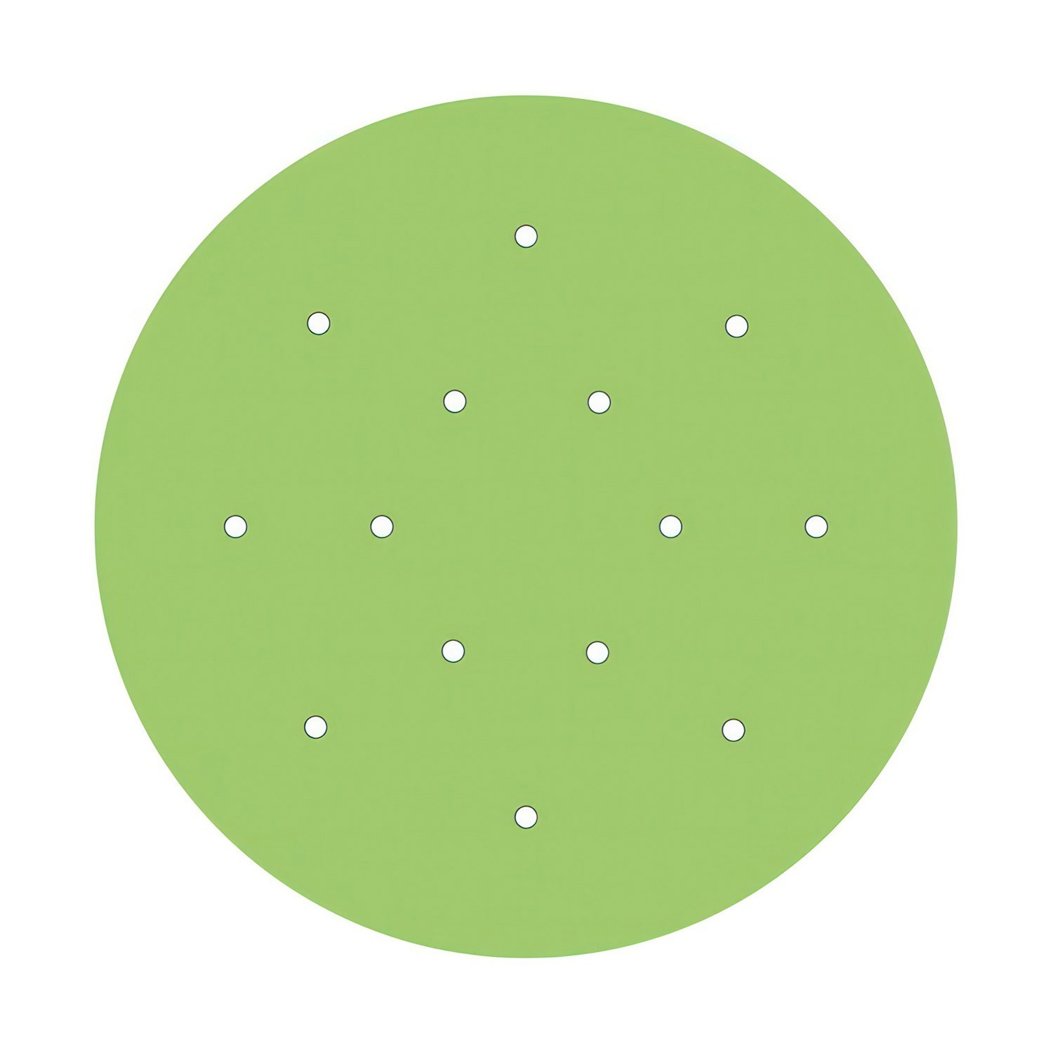 Rosace XXL Rose-One rond de 400 mm de diamètre avec 14 trous et 4 trous latéraux