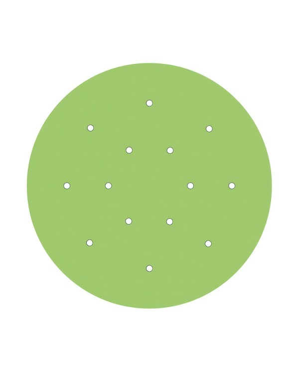 Rosace XXL Rose-One rond de 400 mm de diamètre avec 14 trous et 4 trous latéraux