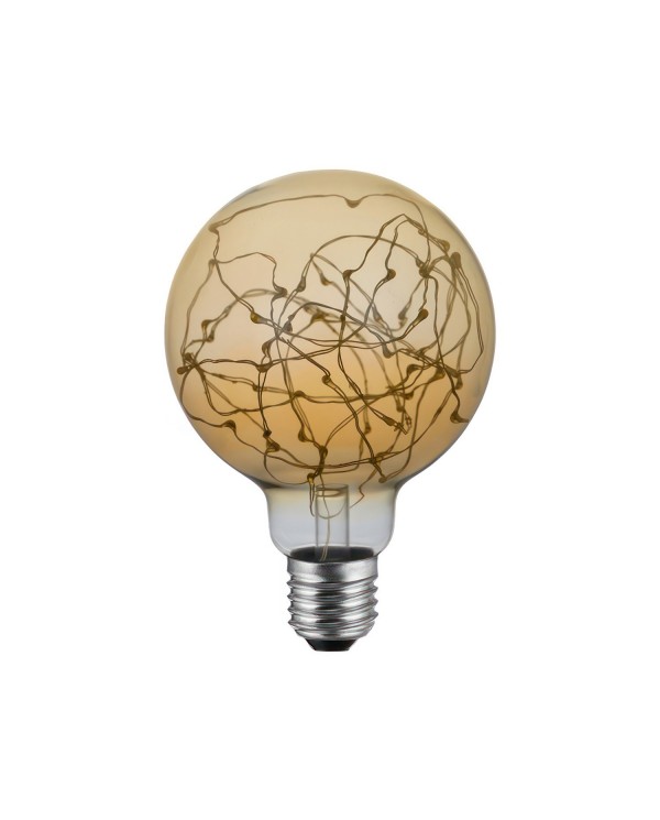 LED Globo G95 lichtbron - "A thousands lights" goud 2W E27 2000K
