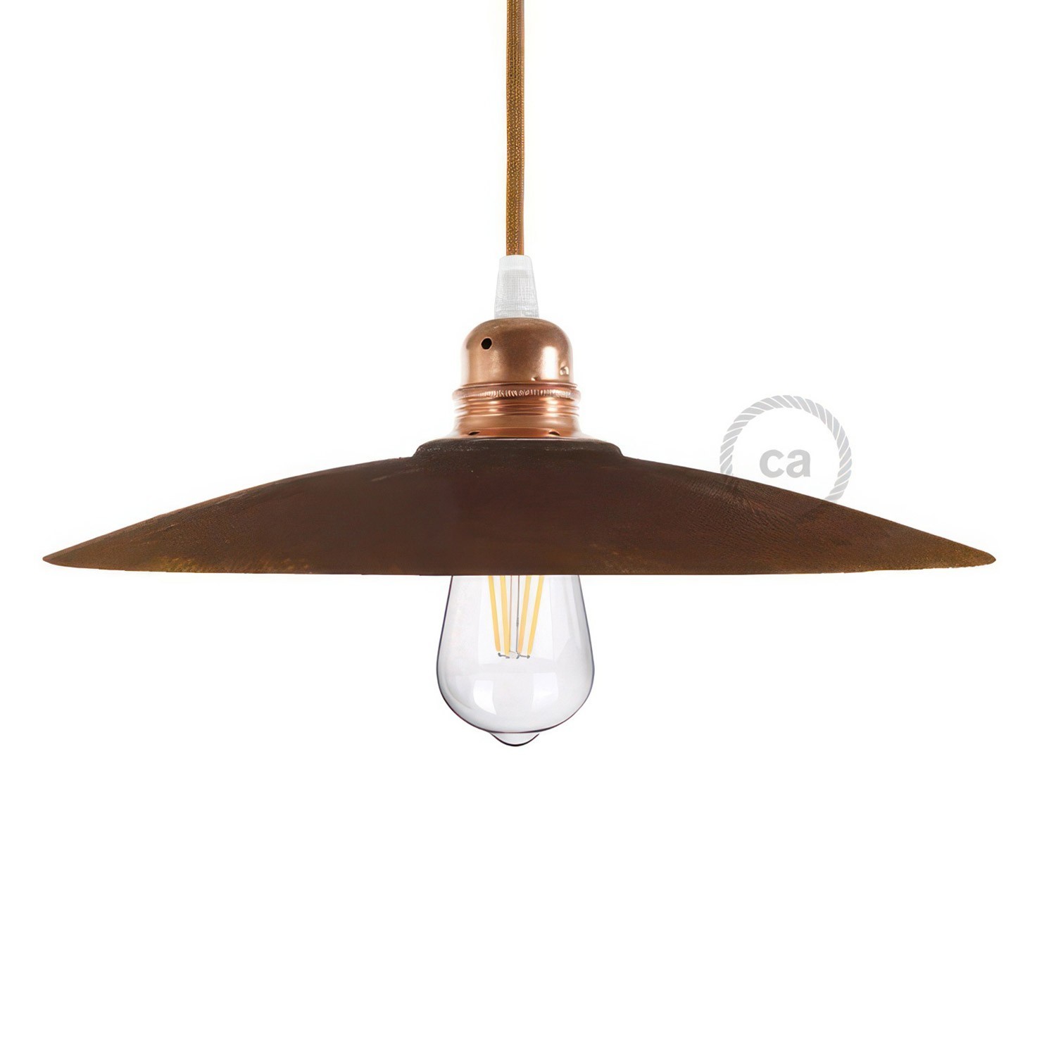 Platte keramische lampenkap - Made in Italy