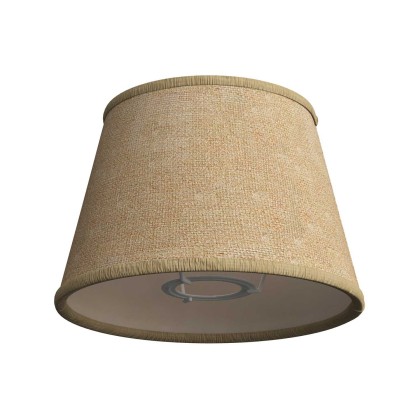 Abat-jour Impero pour lampe E27, Made in Italy - Jute naturelle