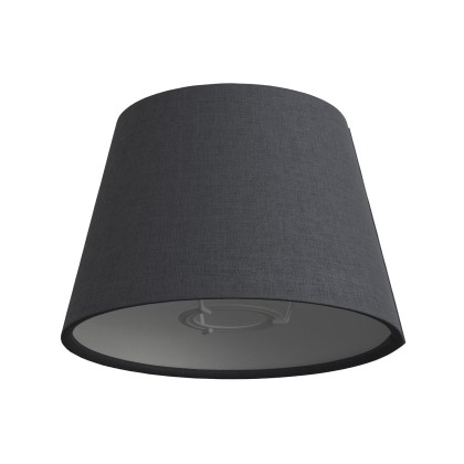 Abat-jour Impero pour lampe E27, Made in Italy - Toile Anthracite