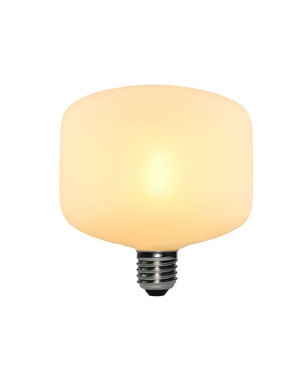 LED lichtbron Creta met porselein effect 6W E27 dimbaar 2700K