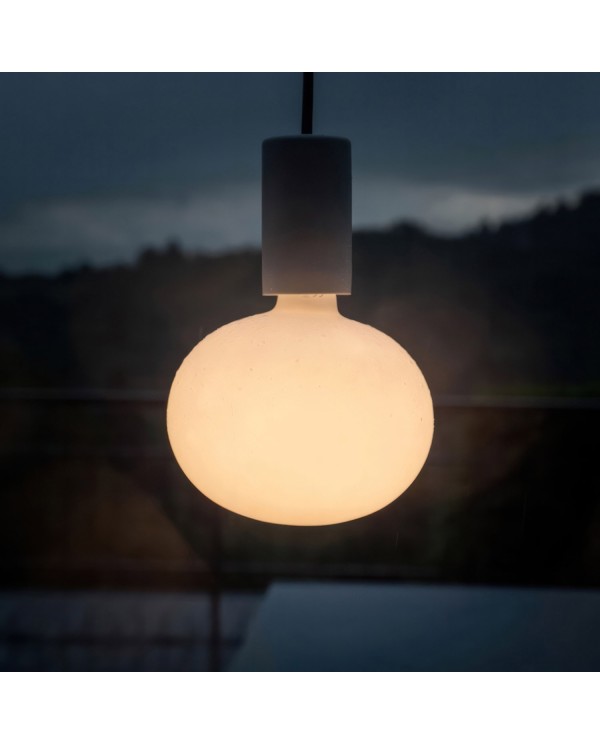 EIVA ELEGANT Suspension d'extérieur avec 1,5m câble textile, rosace et douille en silicone étanche IP65