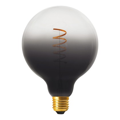 XXL Bol G125 Pastel Dark Shadow-lijn LED lichtbron    met spiraal filament 4W E27 Dimbaar 1900K