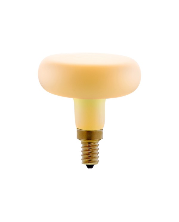 DASH D66 White Frosted LED lichtbron met recht filament   4W E14 Dimbaar 2700K