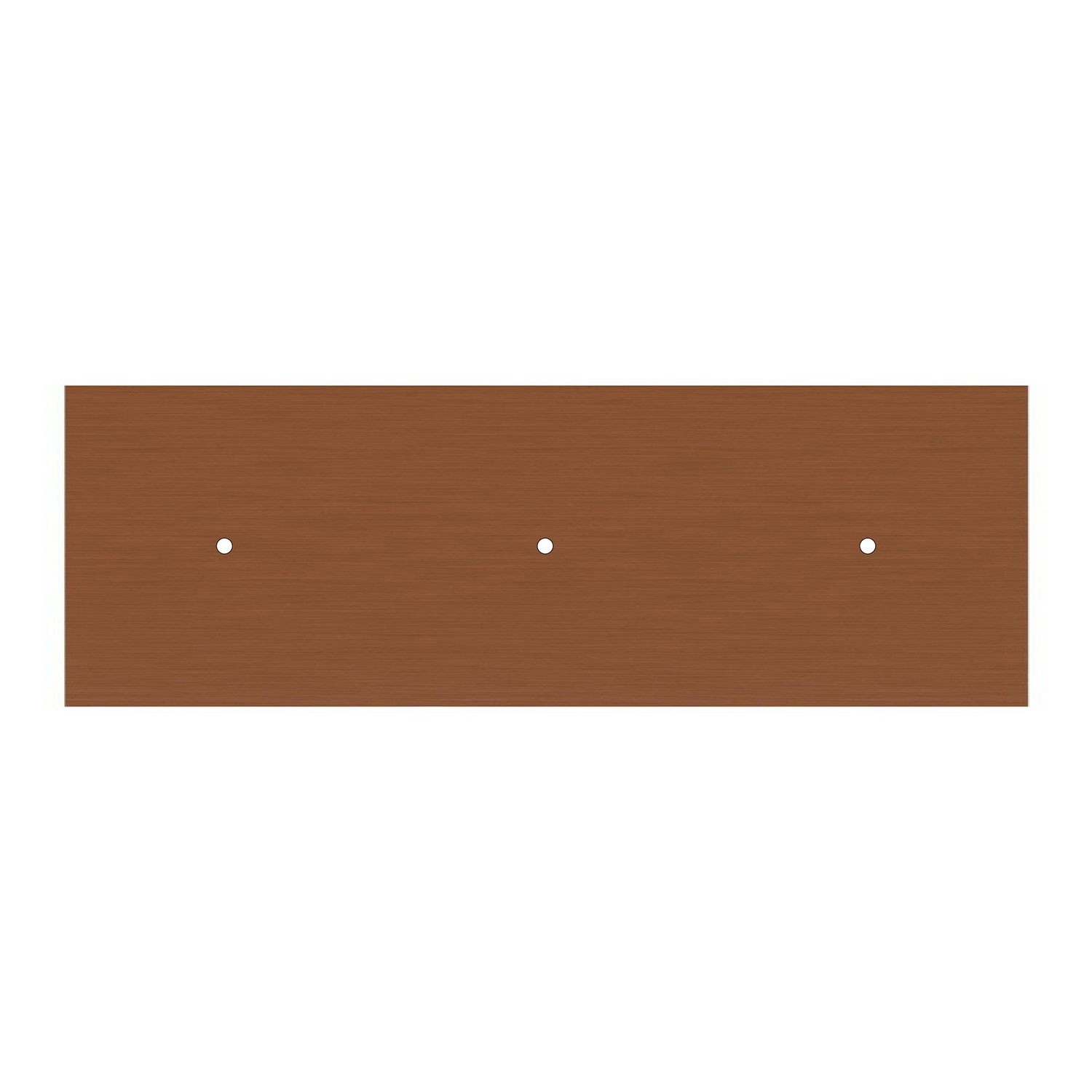 XXL rechthoekige 3-gats Rose-One plafondkap-kit, afmetingen 675 x 225 mm
