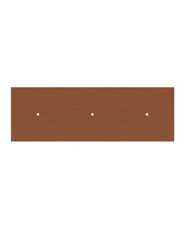 XXL rechthoekige 3-gats Rose-One plafondkap-kit, afmetingen 675 x 225 mm