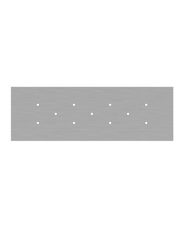 Rosace XXL Rose-One rectangulaire à 11 trous et 6 trous latéraux, dimension 675 x 225 mm