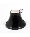 90° E27 thermoplastische wand- of plafondfitting