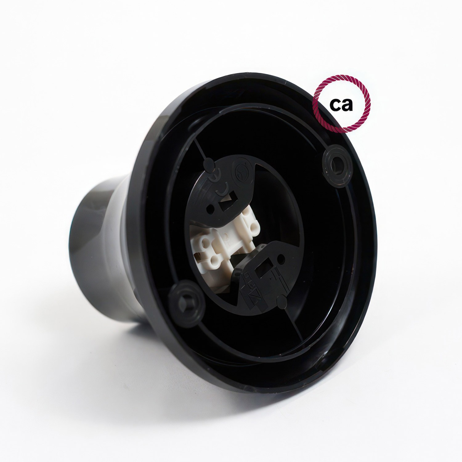 90° E27 thermoplastische wand- of plafondfitting