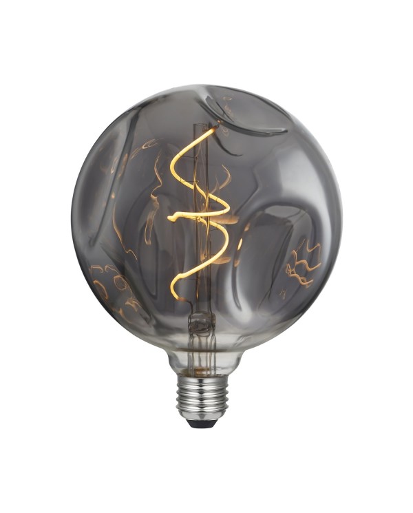 Bol G140 LED lichtbron Bumped Smoky Spiraal filament 5W E27 Dimbaar 2000K