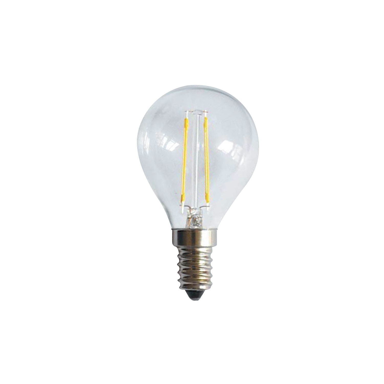 LED lichtbron met filament Sfera Clear 6,5W E14 2700K