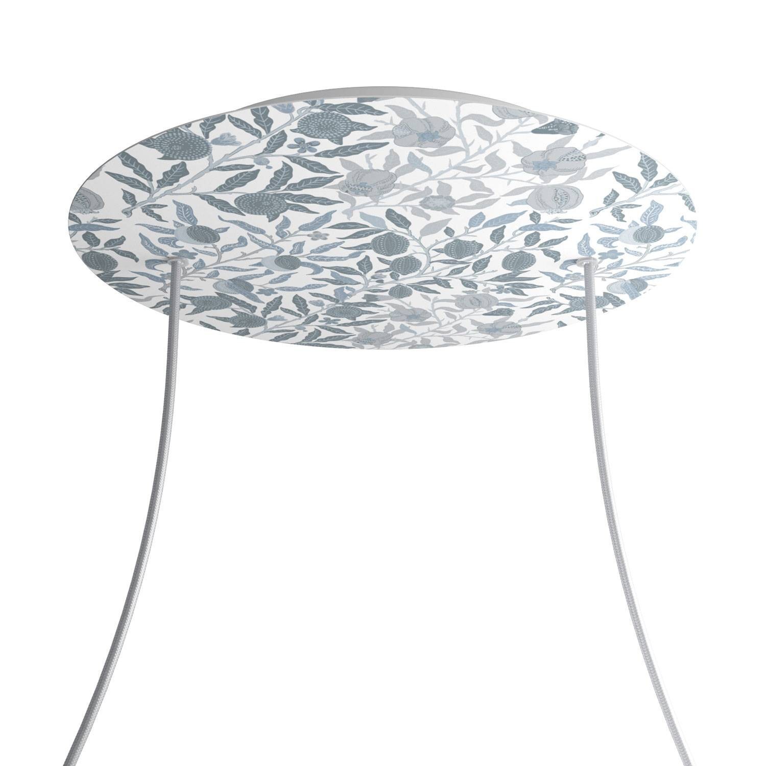 Rose-One compleet rond plafondkap-kit 400 mm. met 2 gaten en 4 zijgaten - PROMO