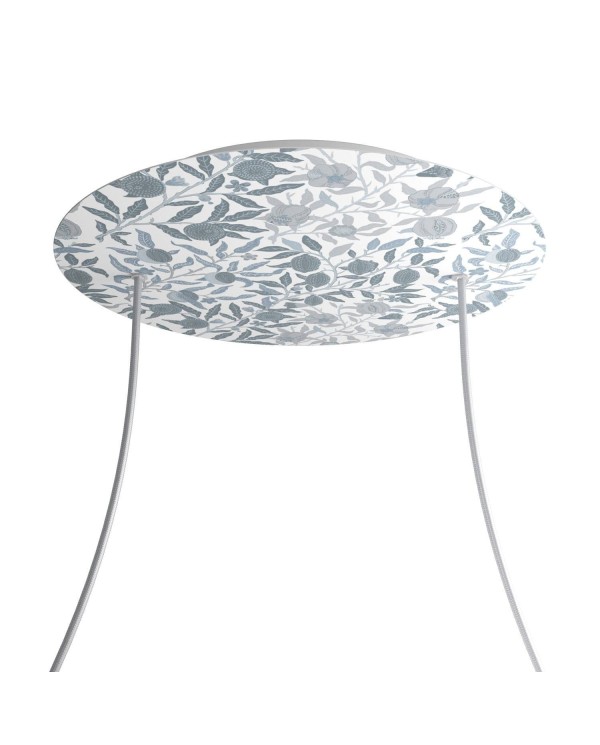 Rosace XXL Rose-One rond de 400 mm de diamètre avec 2 trous et 4 trous latéraux - PROMO