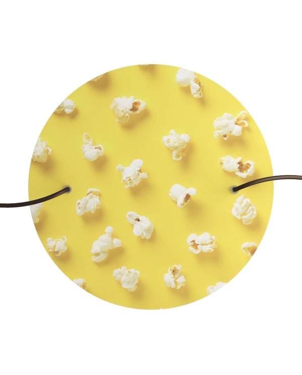 Rosace XXL Rose-One rond de 400 mm de diamètre avec 2 trous et 4 trous latéraux - PROMO