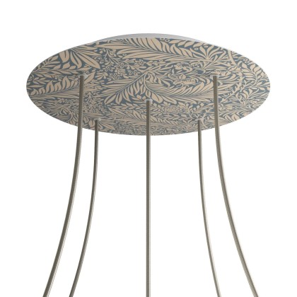 Rose-One compleet rond plafondkap-kit 400 mm. met 5 gaten en 4 zijgaten - PROMO