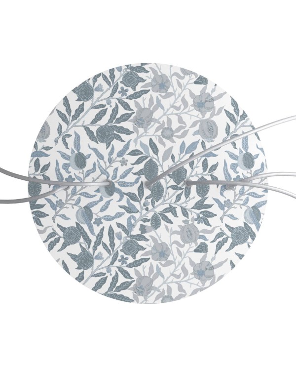 Rosace XXL Rose-One rond de 400 mm de diamètre avec 5 trous alignés et 4 trous latéraux - PROMO
