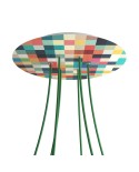 Rose-One compleet rond plafondkap-kit 400 mm. met 6 gaten en 4 zijgaten - PROMO