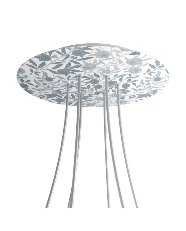 Rose-One compleet rond plafondkap-kit 400 mm. met 6 gaten en 4 zijgaten - PROMO