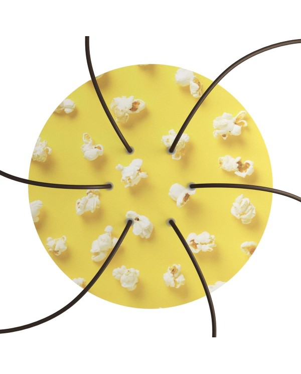 Rosace XXL Rose-One rond de 400 mm de diamètre avec 6 trous et 4 trous latéraux - PROMO