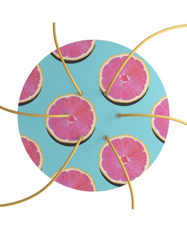 Rose-One compleet rond plafondkap-kit 400 mm. met 6 gaten en 4 zijgaten - PROMO