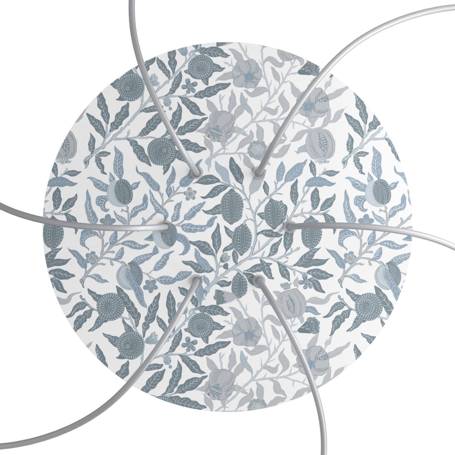 Rose-One compleet rond plafondkap-kit 400 mm. met 6 gaten en 4 zijgaten - PROMO