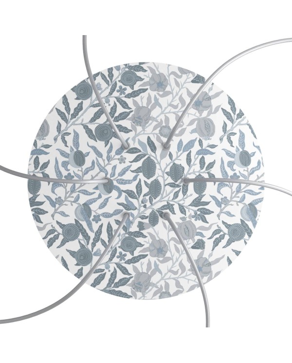 Rose-One compleet rond plafondkap-kit 400 mm. met 6 gaten en 4 zijgaten - PROMO