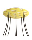 Rose-One compleet rond plafondkap-kit 400 mm. met 9 gaten en 4 zijgaten - PROMO