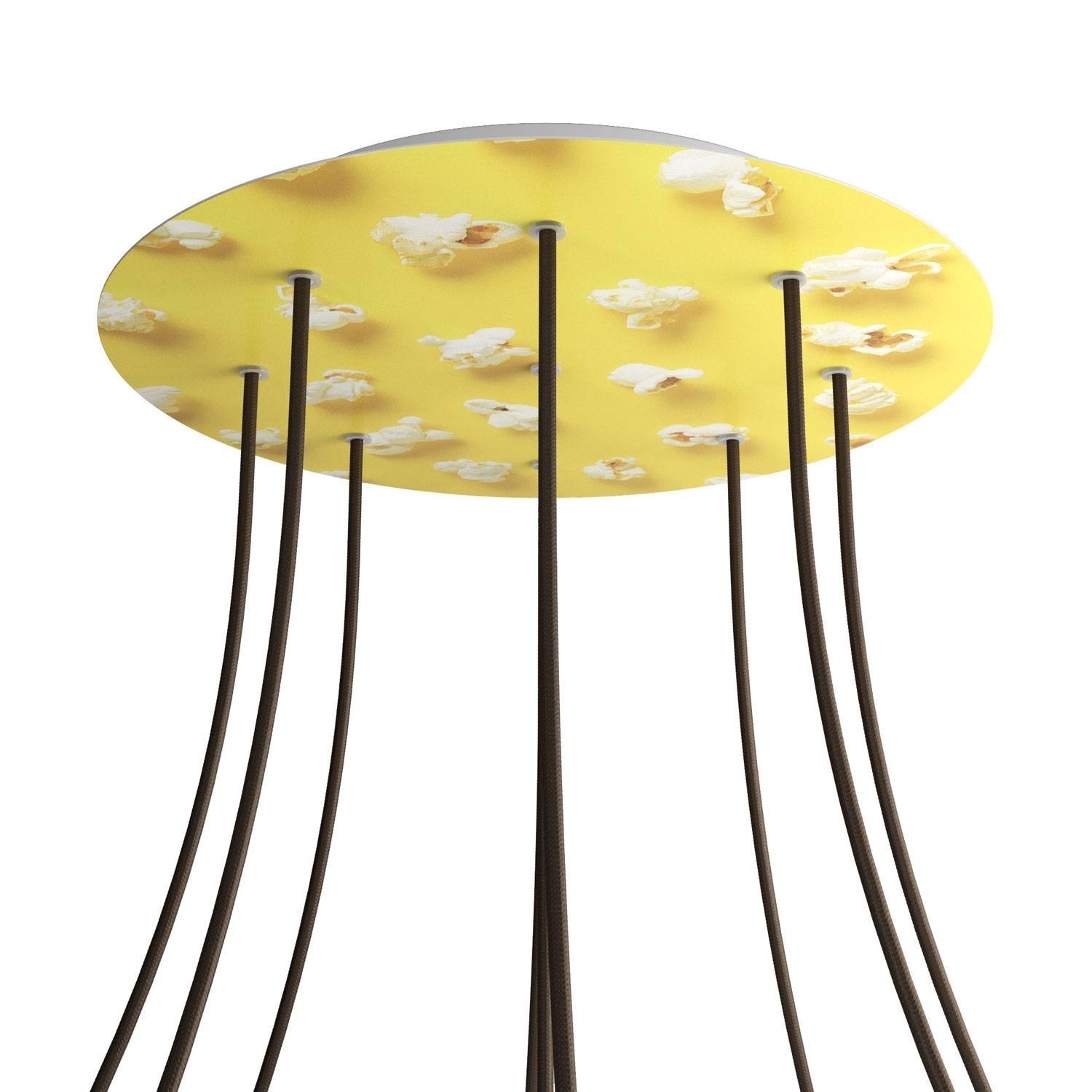 Rose-One compleet rond plafondkap-kit 400 mm. met 9 gaten en 4 zijgaten - PROMO