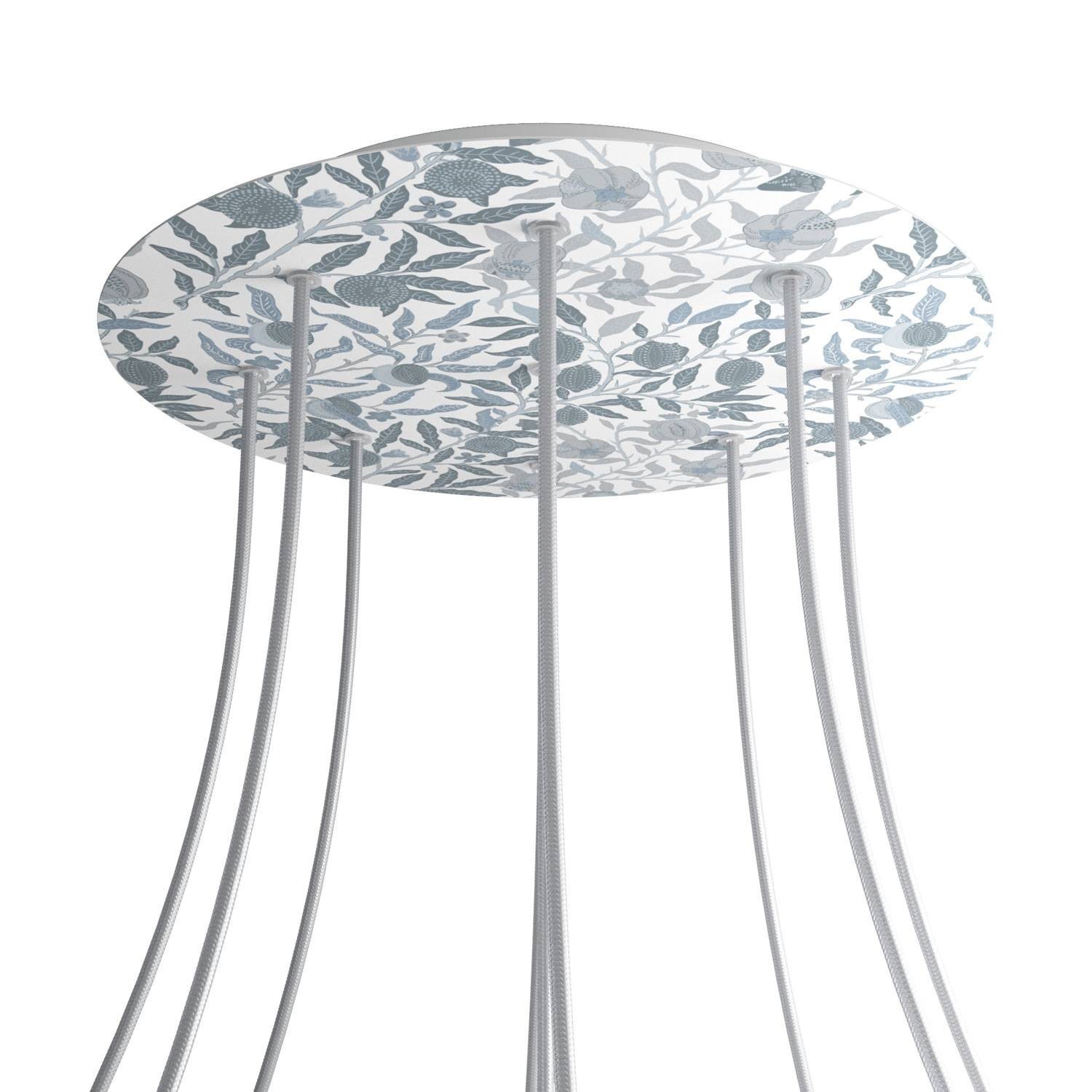Rose-One compleet rond plafondkap-kit 400 mm. met 9 gaten en 4 zijgaten - PROMO