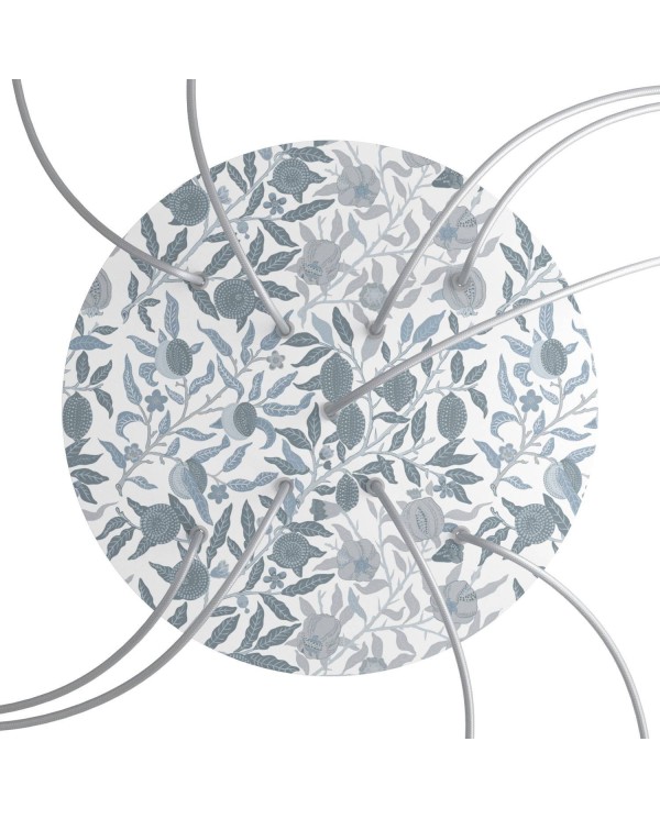 Rosace XXL Rose-One rond de 400 mm de diamètre avec 9 trous en croix et 4 trous latéraux - PROMO
