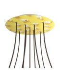 Rosace XXL Rose-One rond de 400 mm de diamètre avec 9 trous en croix et 4 trous latéraux - PROMO