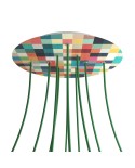 Rose-One compleet rond plafondkap-kit 400 mm. met 10 gaten en 4 zijgaten - PROMO