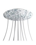 Rosace XXL Rose-One rond de 400 mm de diamètre avec 10 trous et 4 trous latéraux - PROMO
