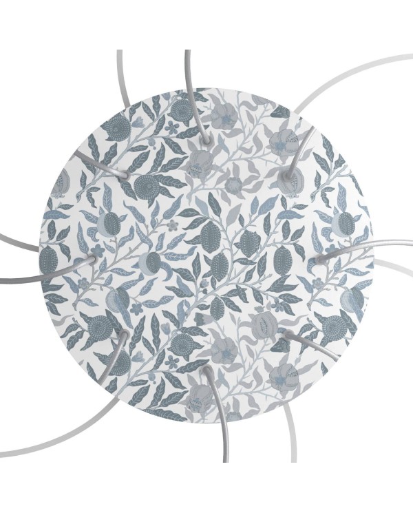 Rosace XXL Rose-One rond de 400 mm de diamètre avec 10 trous et 4 trous latéraux - PROMO