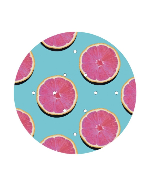 Rosace XXL Rose-One rond de 400 mm de diamètre avec 10 trous et 4 trous latéraux - PROMO