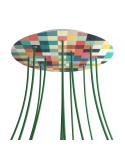Rose-One compleet rond plafondkap-kit 400 mm. met 12 gaten en 4 zijgaten - PROMO