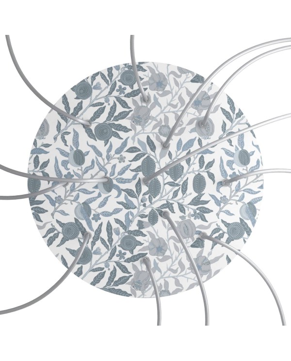 Rosace XXL Rose-One rond de 400 mm de diamètre avec 12 trous et 4 trous latéraux - PROMO
