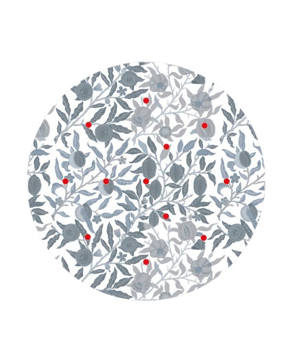 Rosace XXL Rose-One rond de 400 mm de diamètre avec 12 trous et 4 trous latéraux - PROMO